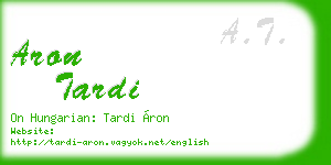 aron tardi business card